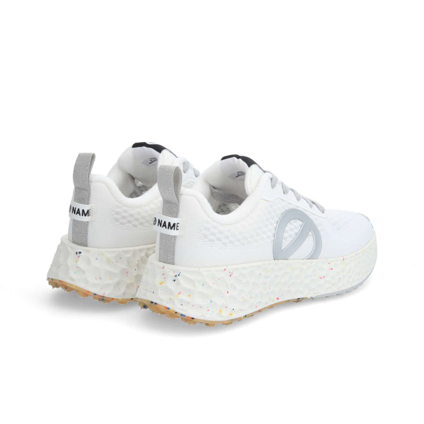 CARTER FLY W - MESH RECYC/SIDE - BLANC/ARGENT